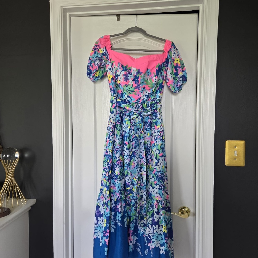 Lilly Pulitzer Zalie Midi Dress **NEW WITH TAGS** (Sz 8)